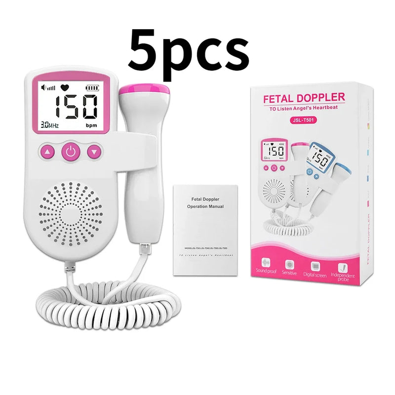 Droship  Doppler Fetal Portable Pregnant Baby Heart Rate Monitor