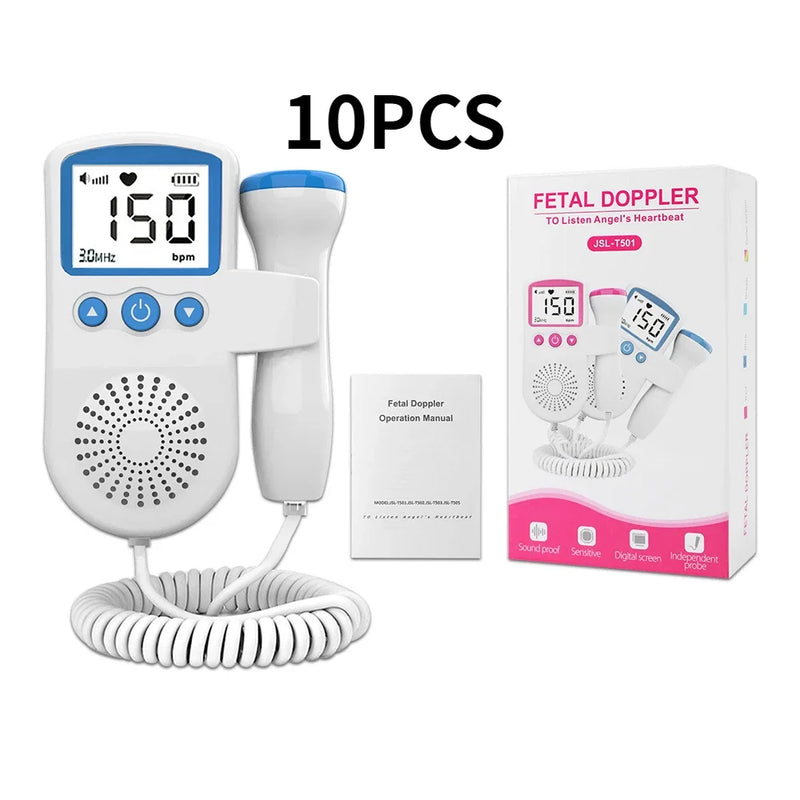 Droship  Doppler Fetal Portable Pregnant Baby Heart Rate Monitor