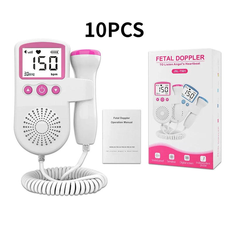 Droship  Doppler Fetal Portable Pregnant Baby Heart Rate Monitor