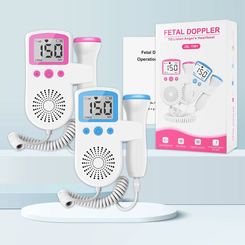 Droship  Doppler Fetal Portable Pregnant Baby Heart Rate Monitor