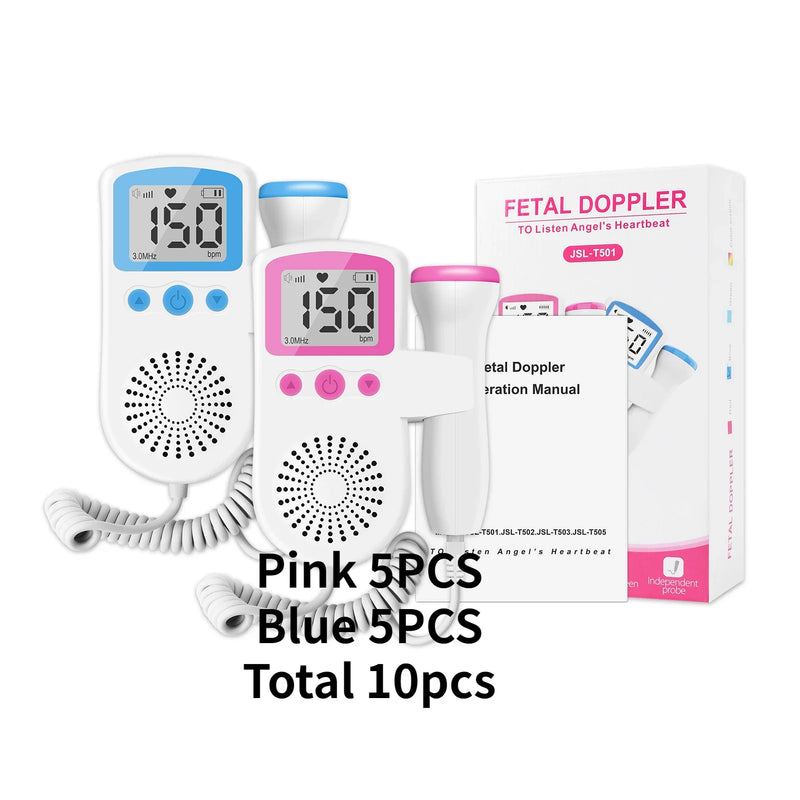 Droship  Doppler Fetal Portable Pregnant Baby Heart Rate Monitor